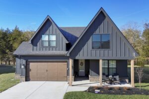 Aerial view of Farmstead in Lenoir City, TN - new homes by Turner Homes