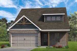 The Daisy floor plan exterior rendering at Luna Ridge in Lenoir City, TN
