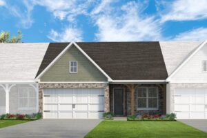 The Iris floor plan exterior rendering at Luna Ridge in Lenoir City, TN