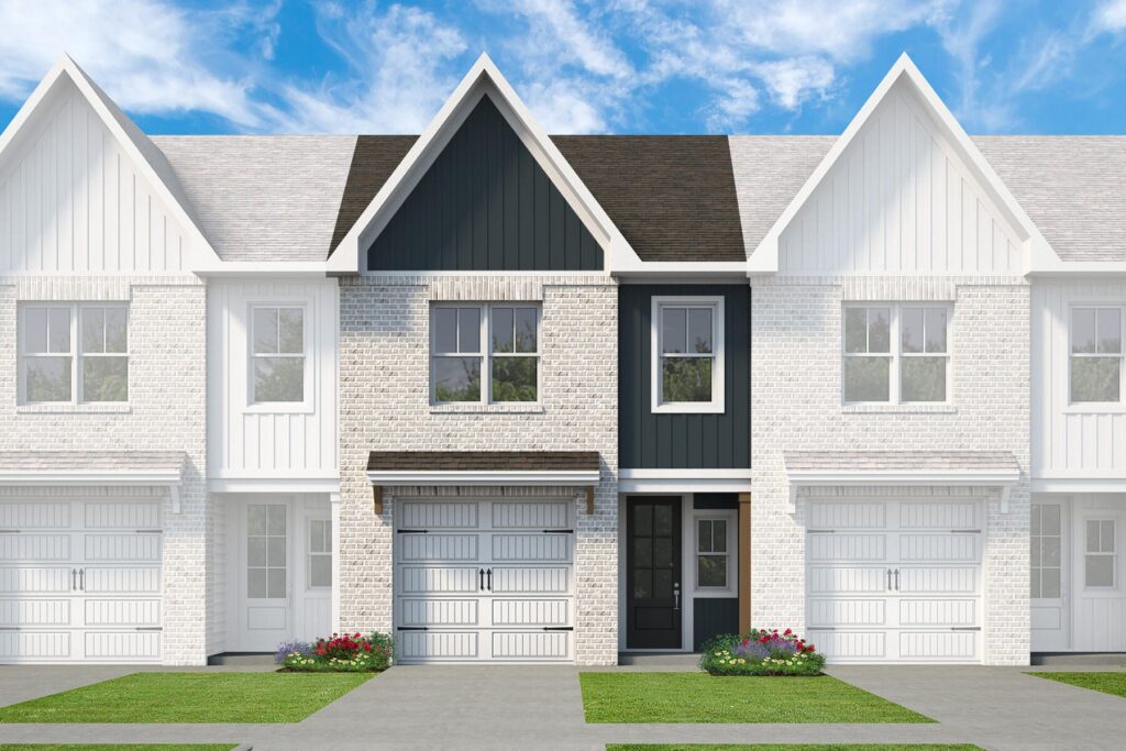 The Lily floor plan exterior rendering at Luna Ridge in Lenoir City, TN