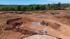 Site work underway at Cara Villa in Lenoir City, TN