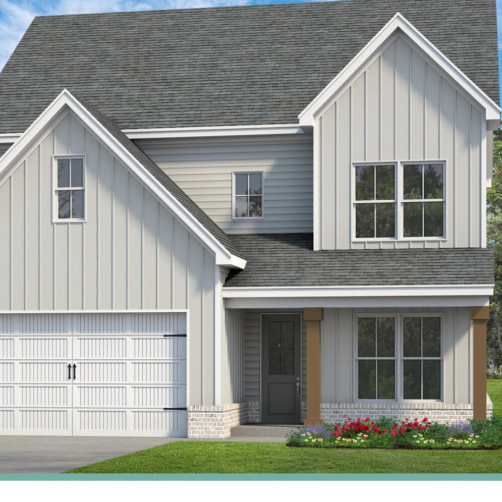 The Dogwood floor plan exterior by Turner Homes, Knoxville TN