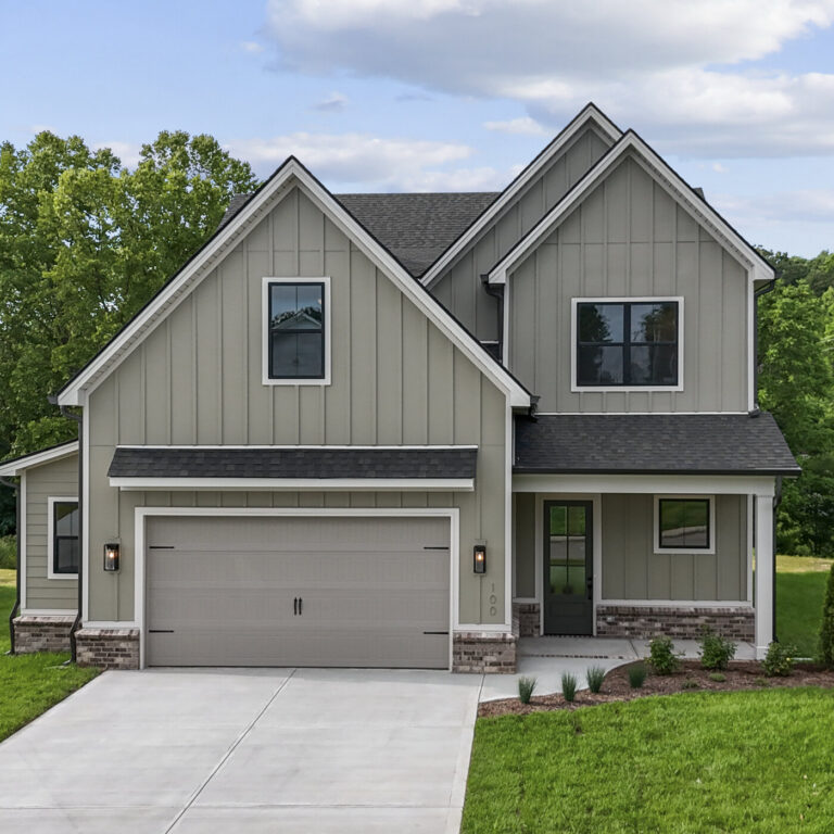 The Willow floor plan exterior by Turner Homes, Knoxville TN