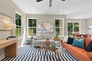 Bright open living room at Luna Ridge in Lenoir City, TN